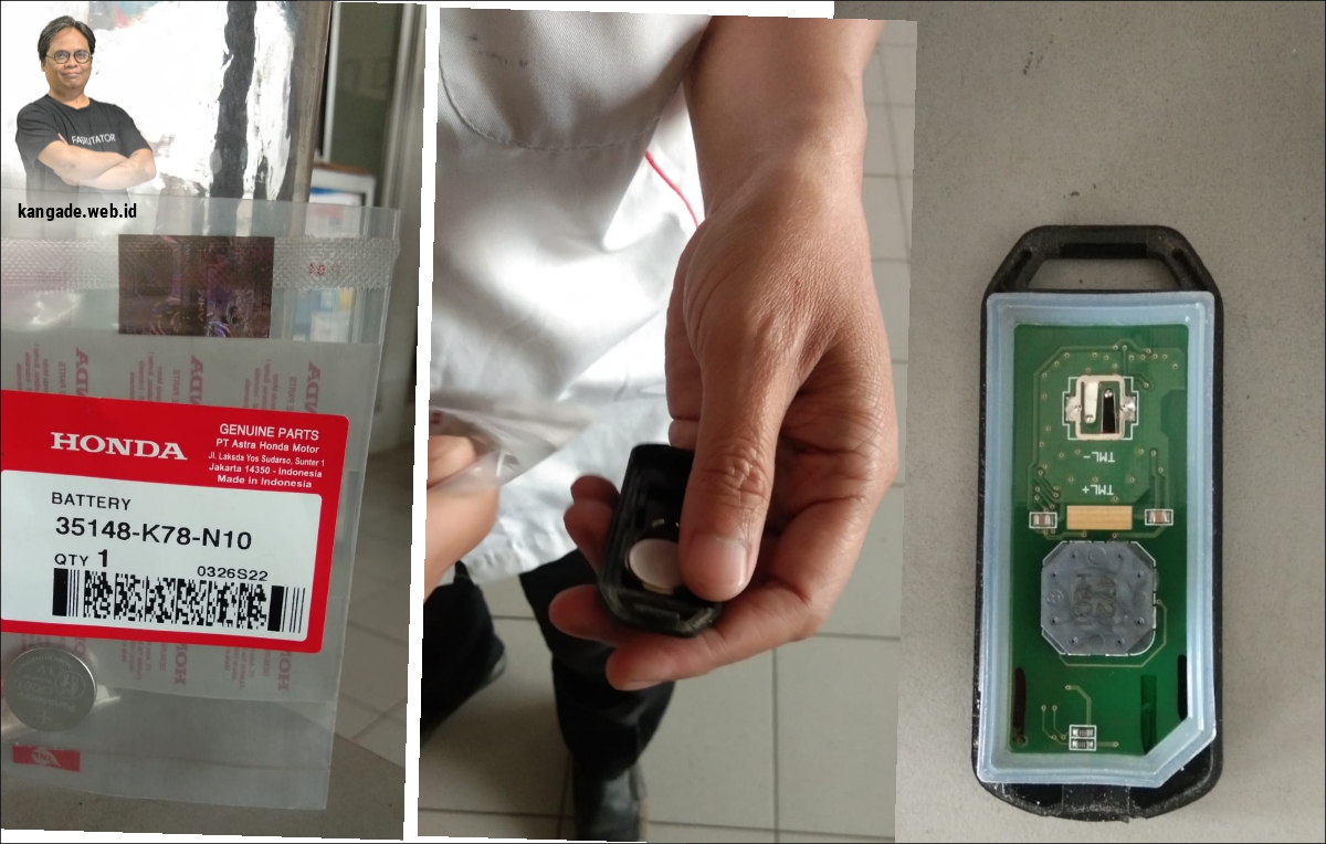 Harga Baterai Keyless Smartkey Honda PCX di Soreang