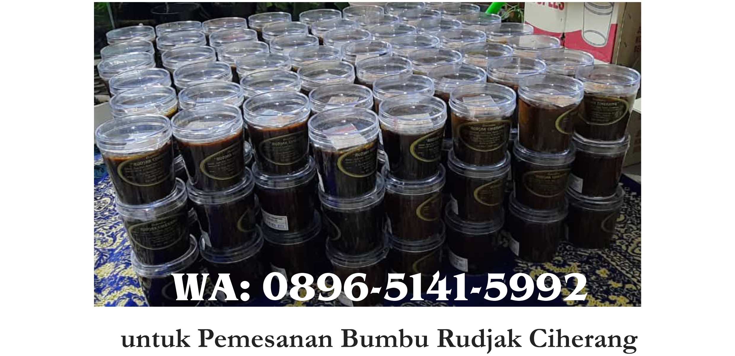Kang Ade Truna kirim Bumbu Rudjak Ciherang ke Padma Hotel Bandung