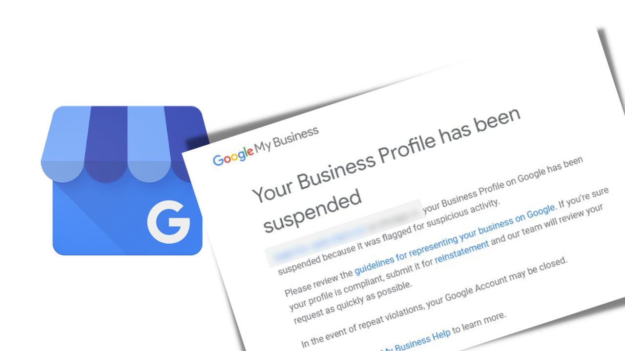 Google Business Profile ditangguhkan